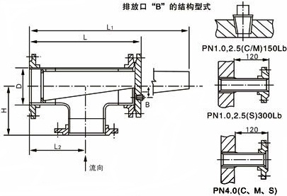 反折流式T型過(guò)濾器